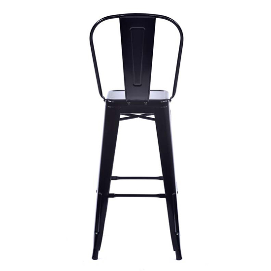 Talli Metal High Bar Chair In Black