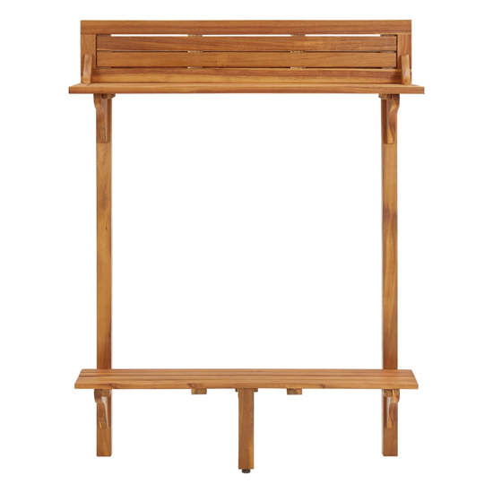 Tamia Wooden Balcony Bar Table In Natural