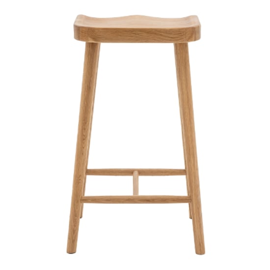 Tanta Natural Wooden Bar Stools In Pair Furniture in Fashion