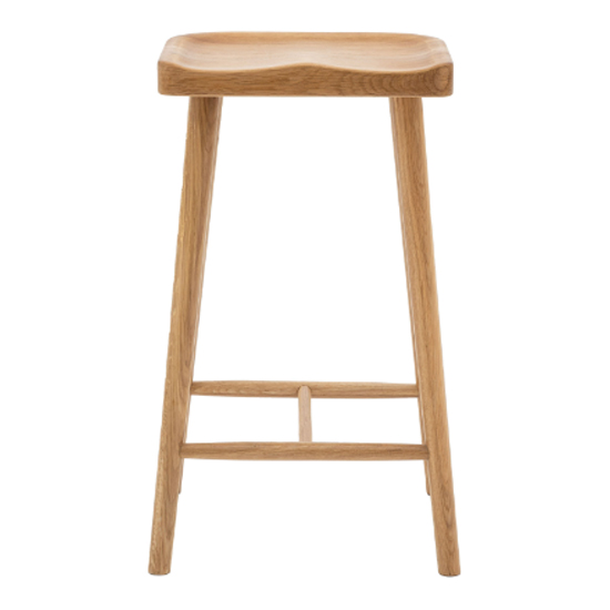 Tanta Wooden Bar Stool In Natural