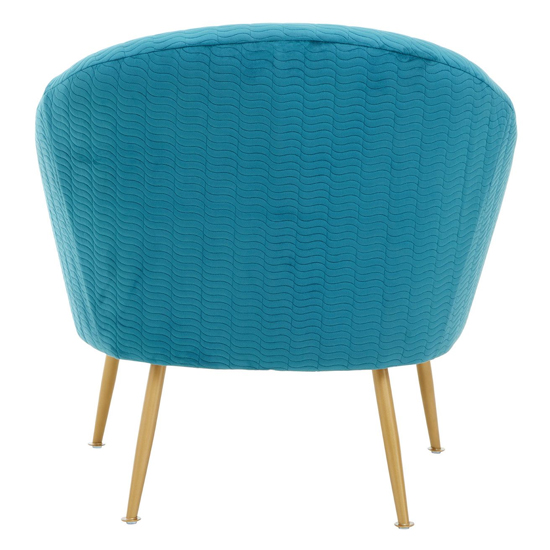 Tanya Velvet Occasional Chair With Gold Metal Legs In Blue_4
