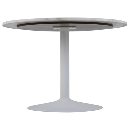 Taraji Marble Dining Table With White Base In Guangxi White_4