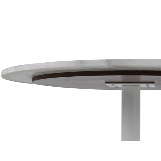 Taraji Marble Dining Table With White Base In Guangxi White_5