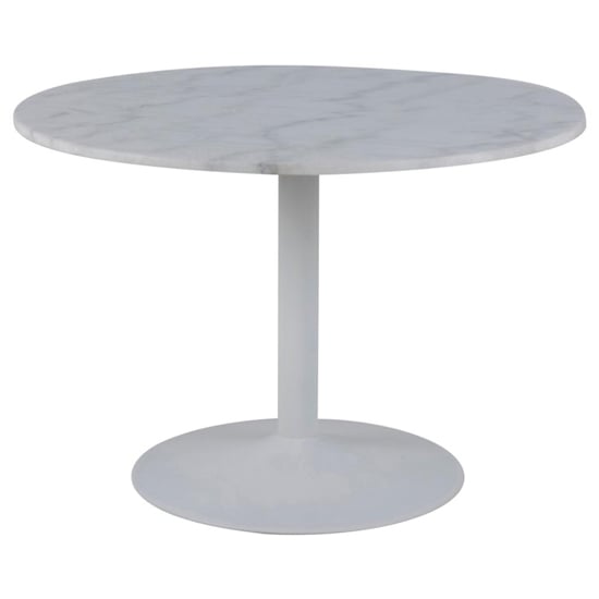 Taraji Marble Dining Table With White Base In Guangxi White_1