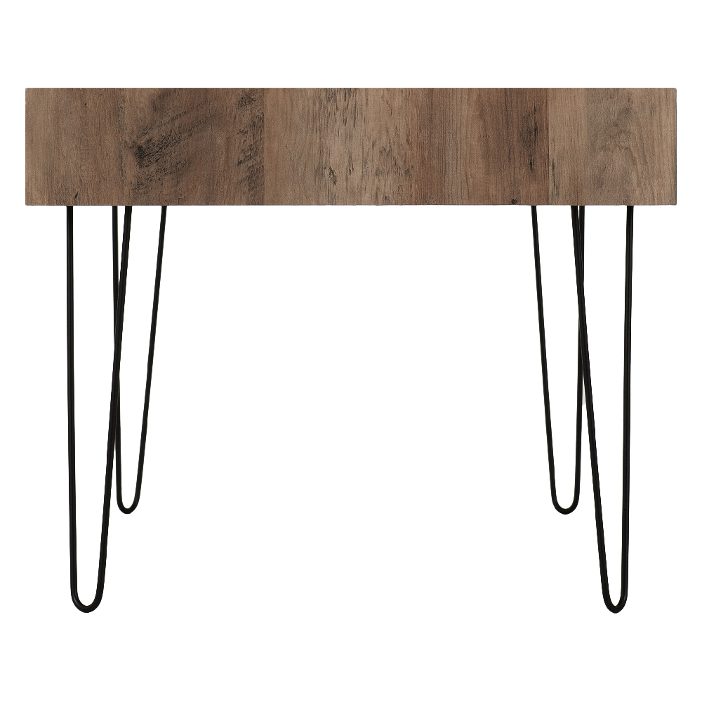 Tarboro Wooden Coffee Table In Medium Oak And Black