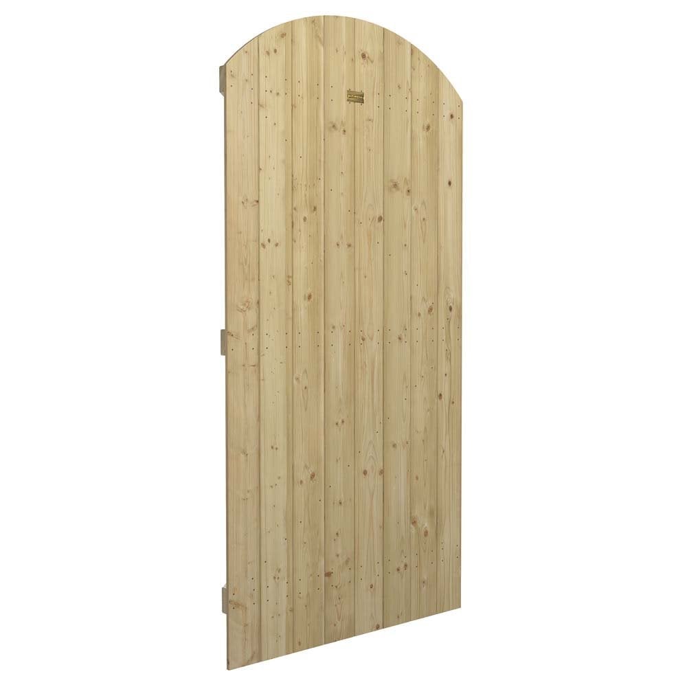 Tarkio Wooden Garden Arch Top Gate In Natural
