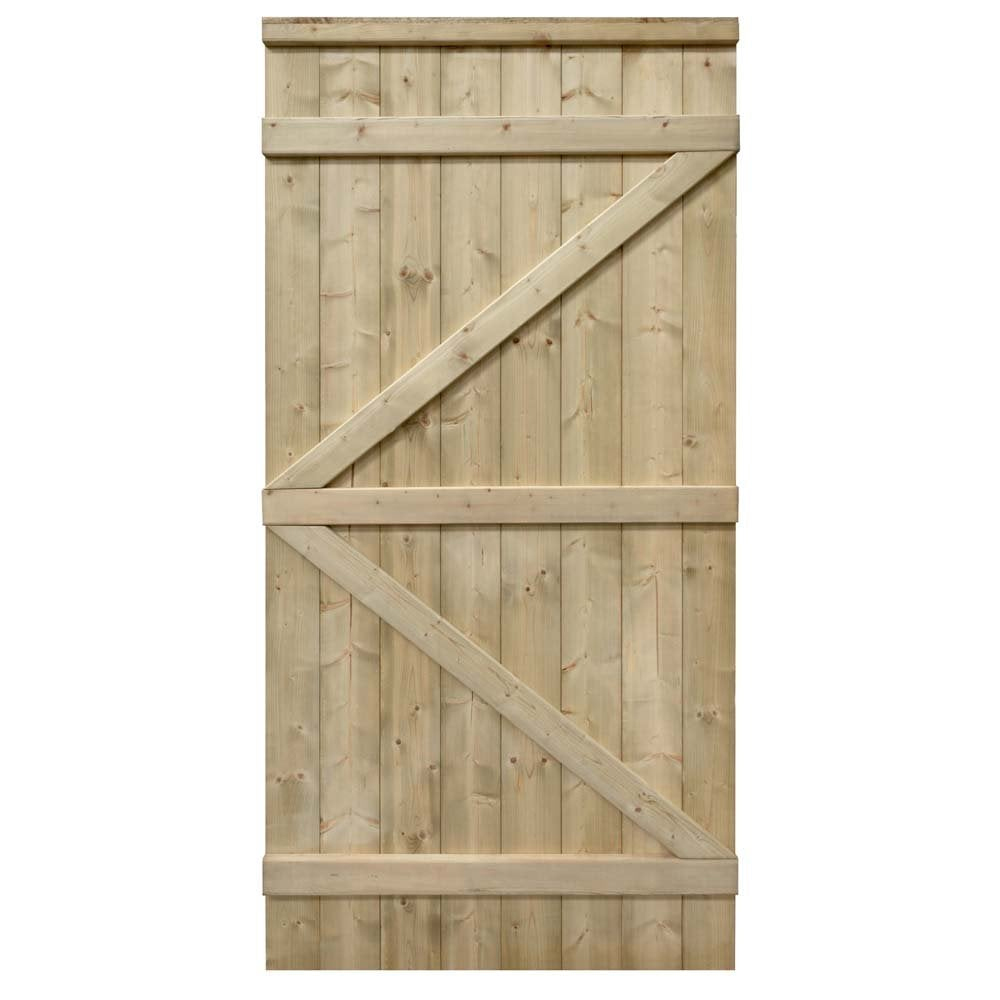 Tarkio Wooden Garden Square Top Gate In Natural