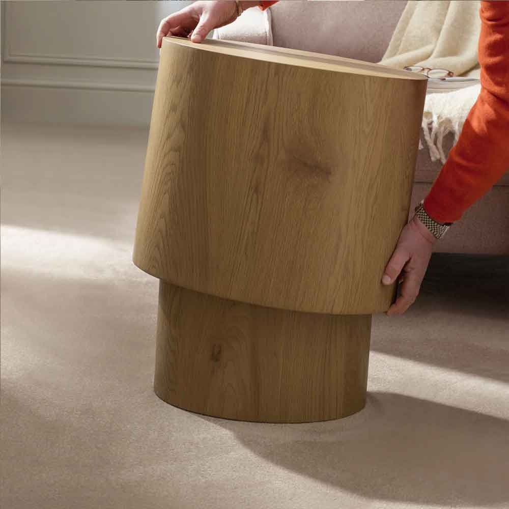 Tarrytown Wooden Oval Nest of 2 Tables in Oak