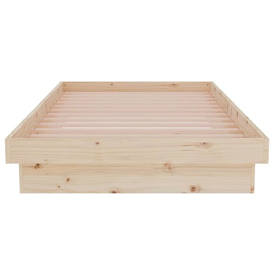 Tassilo Solid Pinewood Single Bed In Natural