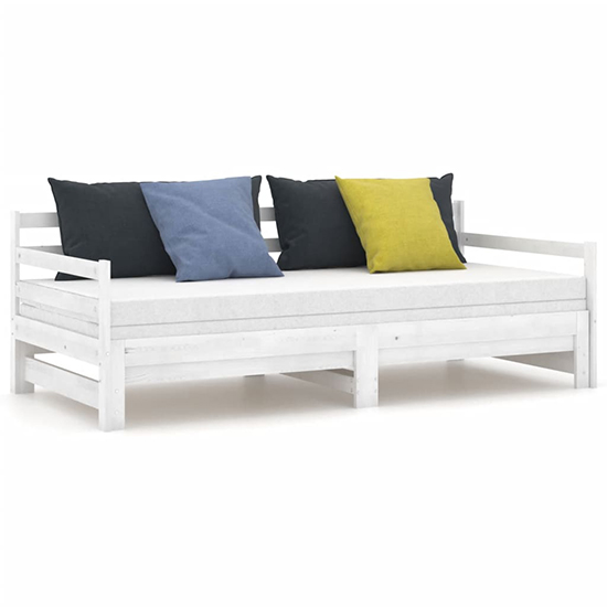 Tatiana Solid Pinewood Pull-Out Single Day Bed In White_3