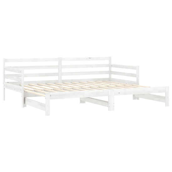 Tatiana Solid Pinewood Pull-Out Single Day Bed In White_5