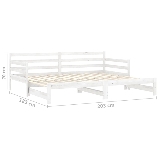 Tatiana Solid Pinewood Pull-Out Single Day Bed In White_6
