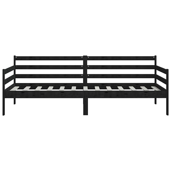 Tatiana Solid Pinewood Single Day Bed In Black_5