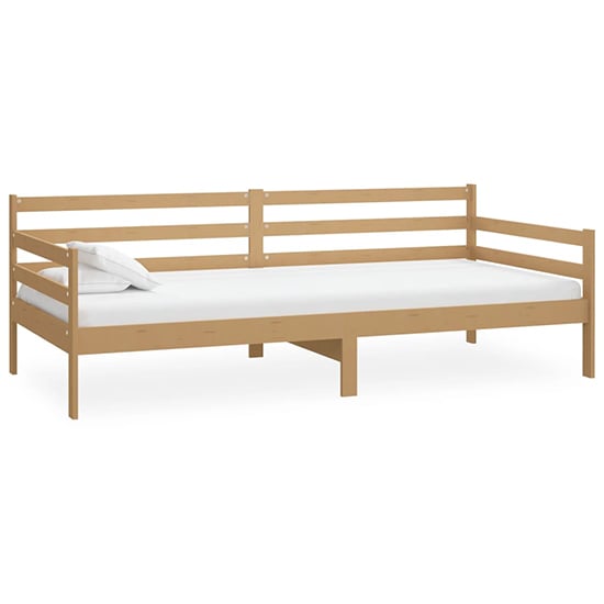 Tatiana Solid Pinewood Single Day Bed In Honey Brown_3