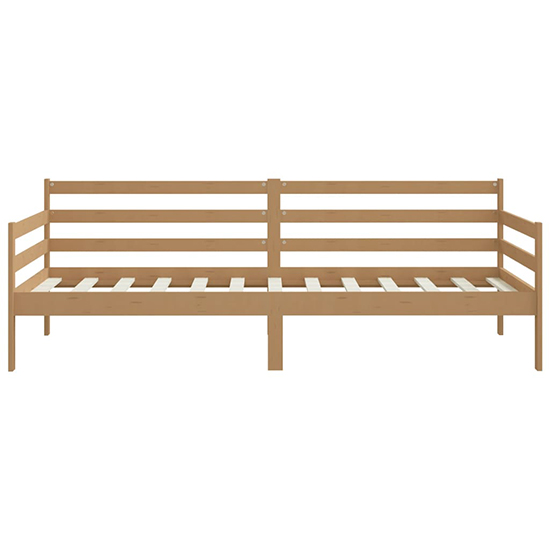 Tatiana Solid Pinewood Single Day Bed In Honey Brown_5