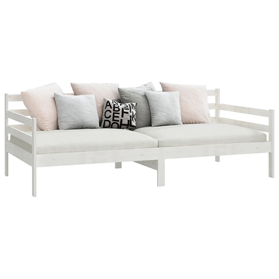 Tatiana Solid Pinewood Single Day Bed In White_2