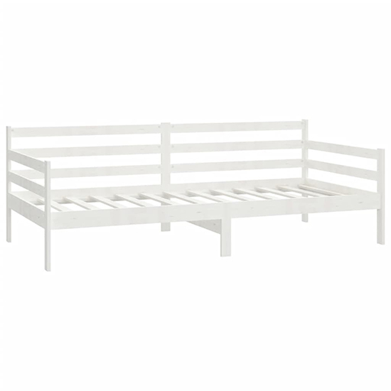 Tatiana Solid Pinewood Single Day Bed In White_4