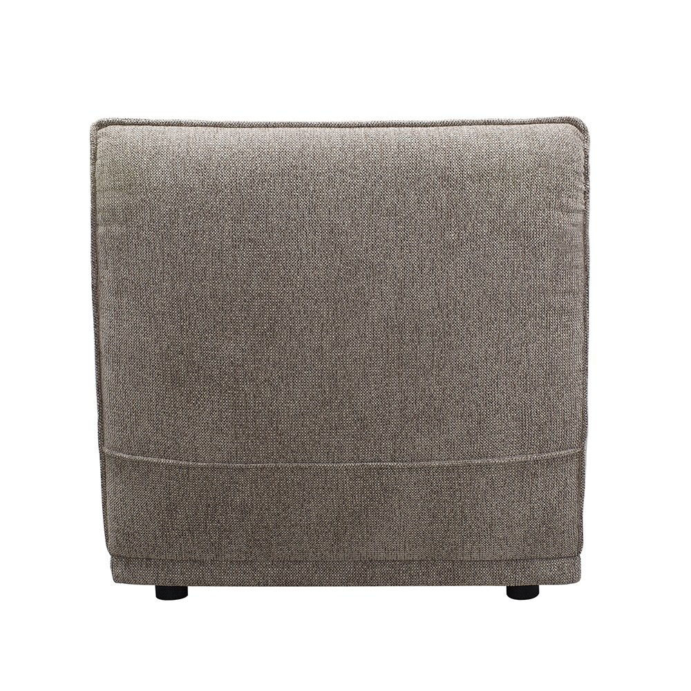 Tavion Fabric Corner Sofa in Pebble