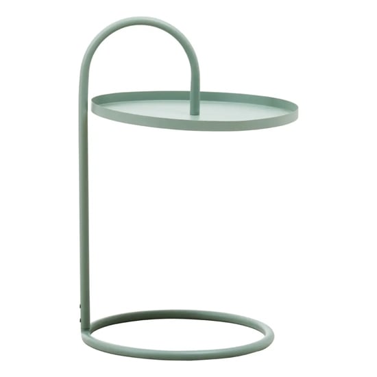 Product photograph of Tavira Metal Hanging Top Side Table Round In Green from Furniture in Fashion