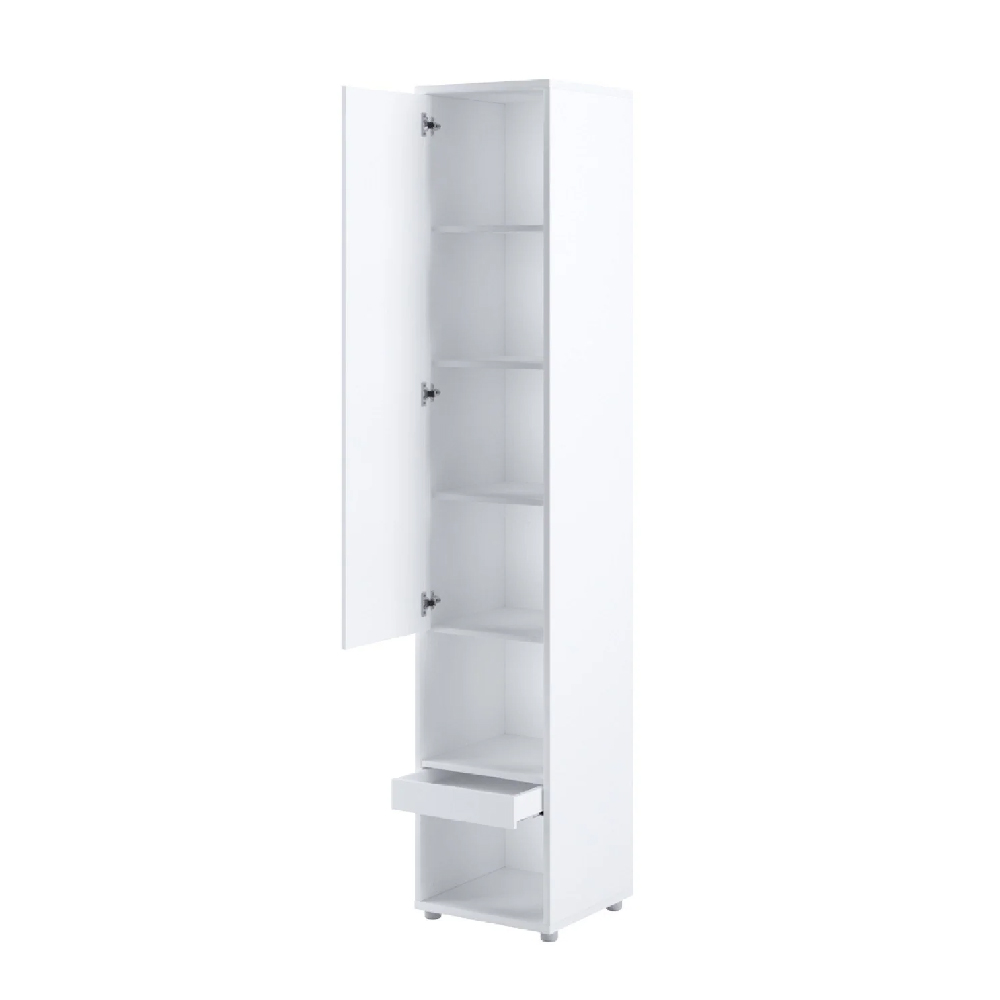 Teaneck High Gloss Storage Cabinet With 1 Door In White