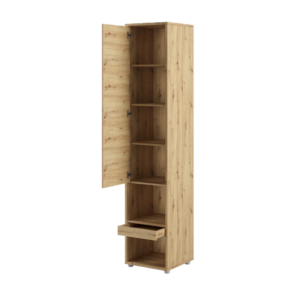 Teaneck Wooden Storage Cabinet With 1 Door In Artisan Oak