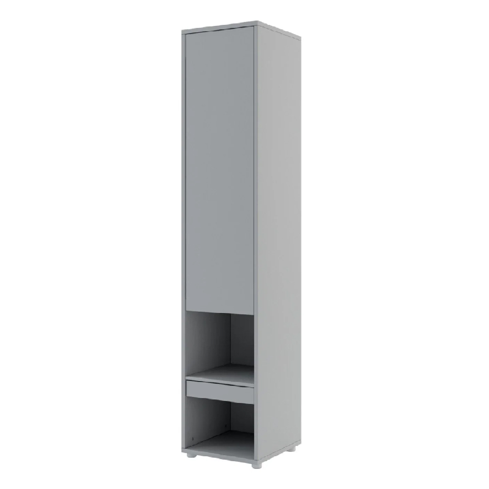 Read more about Teaneck wooden storage cabinet with 1 door in matt grey