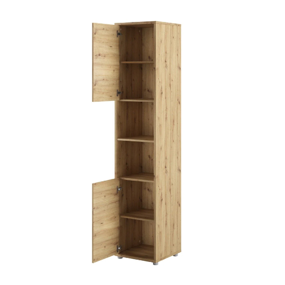 Teaneck Wooden Storage Cabinet With 2 Doors In Artisan Oak