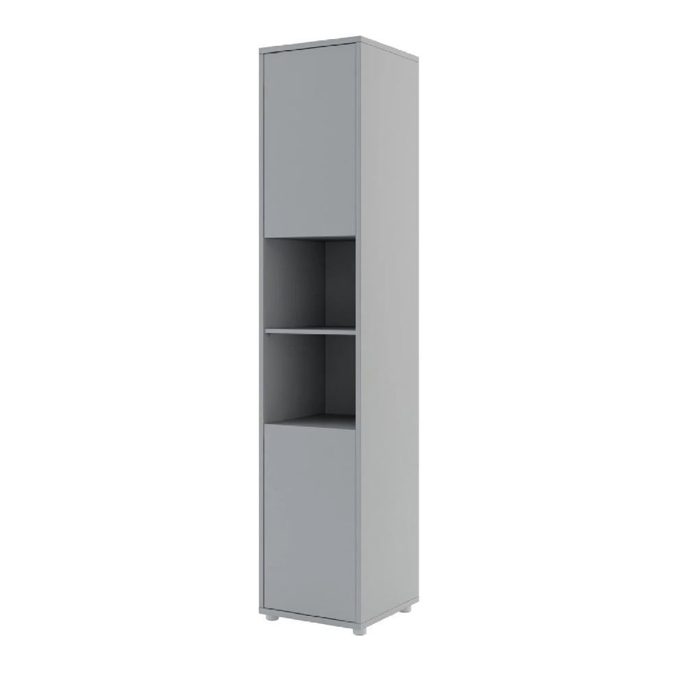 Read more about Teaneck wooden storage cabinet with 2 doors in matt grey