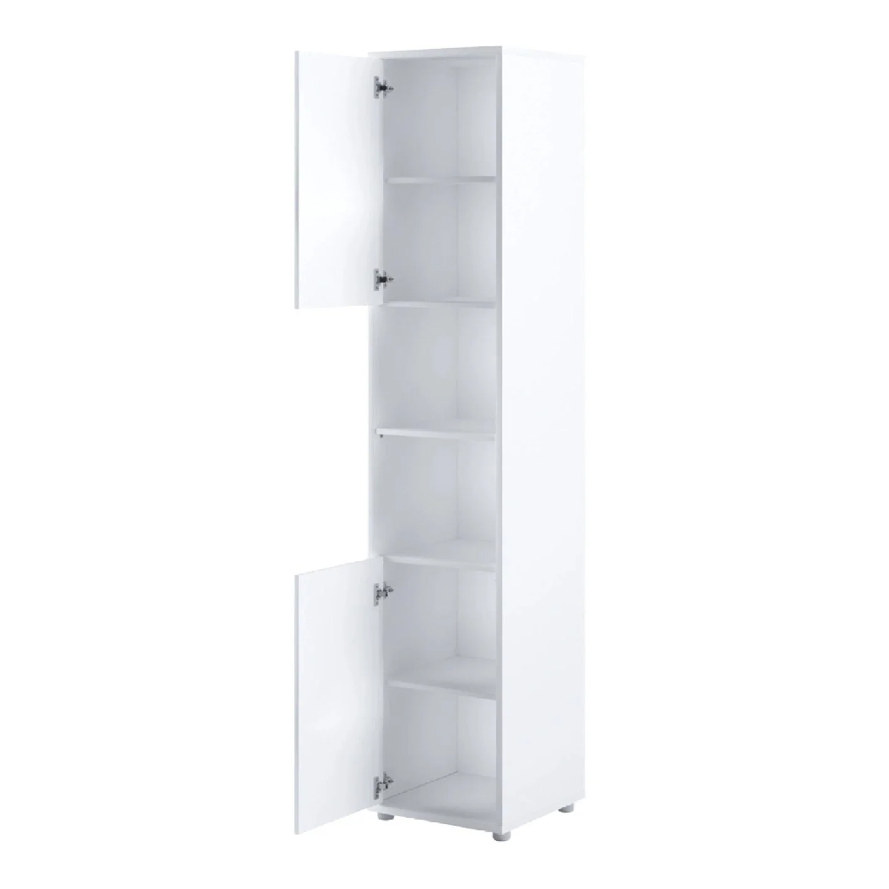 Teaneck Wooden Storage Cabinet With 2 Doors In Matt White