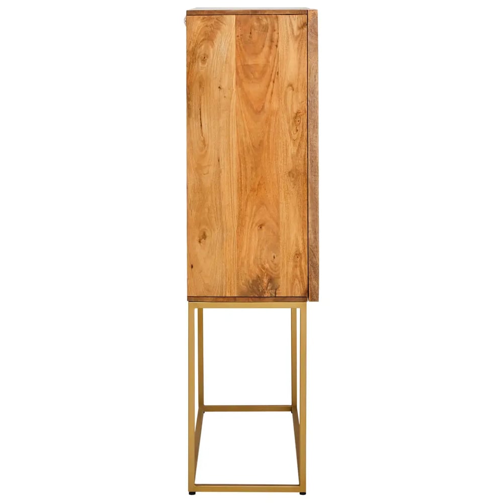 Teaneck Wooden Storage Cabinet With 2 Doors In Natural