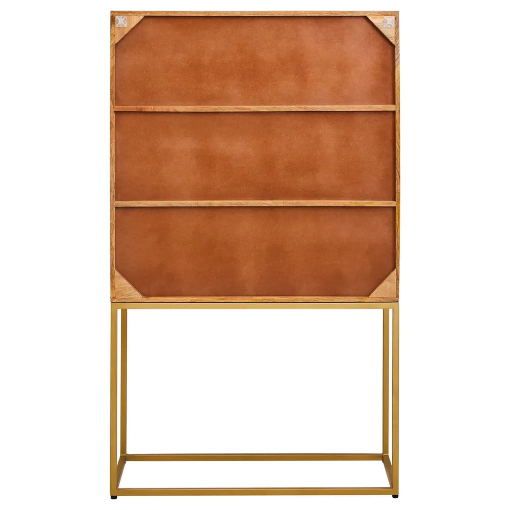 Teaneck Wooden Storage Cabinet With 2 Doors In Natural