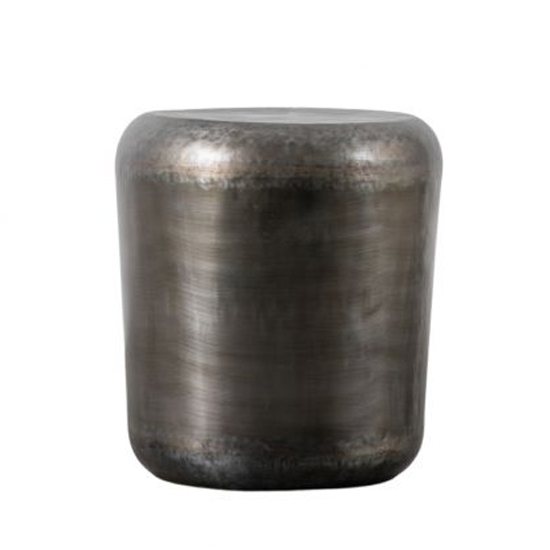 Teknion Metal Side Table In Antique Grey_2