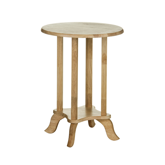 Read more about Round rubber wood telephone table