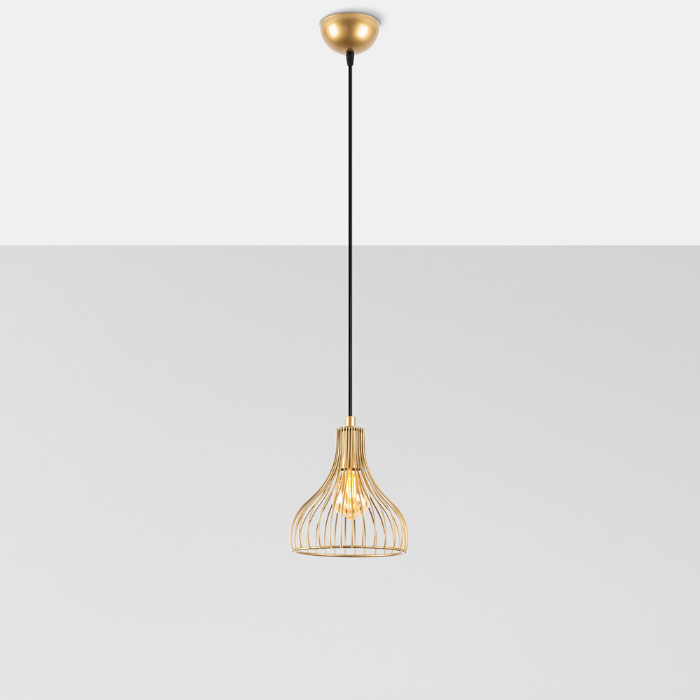 Telyildo Metal Ceiling Pendant Light in Gold