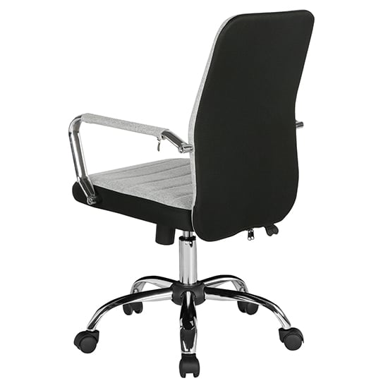 Tempo High Back Fabric Home And Office Chair In Grey_3