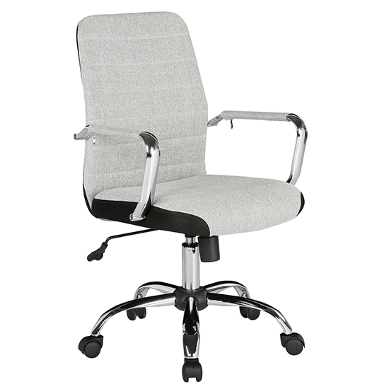 Photo of Tempo high back fabric home and office chair in grey