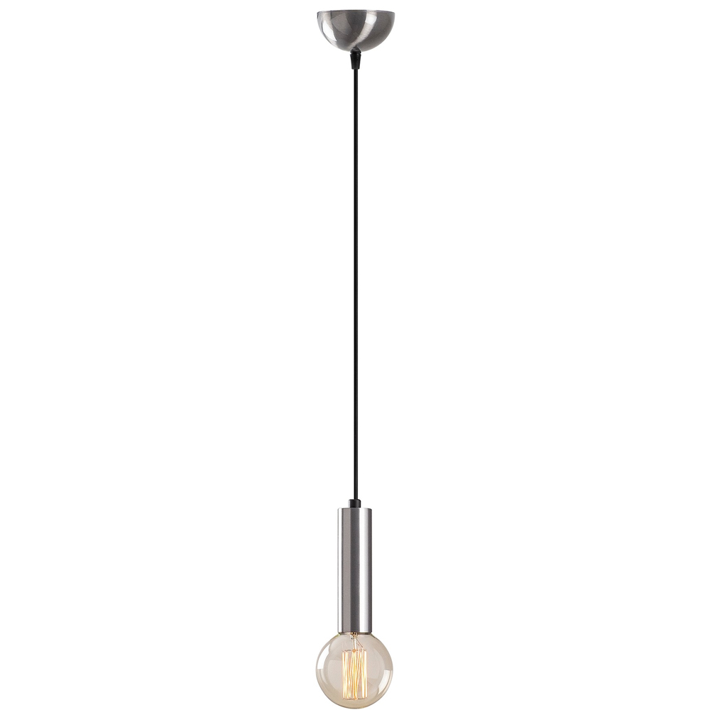 Tempo Metal Ceiling Pendant Light in Silver