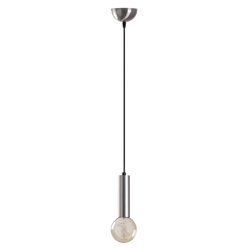 Tempo Metal Ceiling Pendant Light in Silver