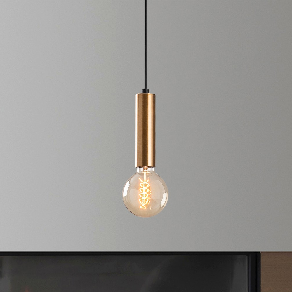 Tempo Small Metal Ceiling Pendant Light in Vintage