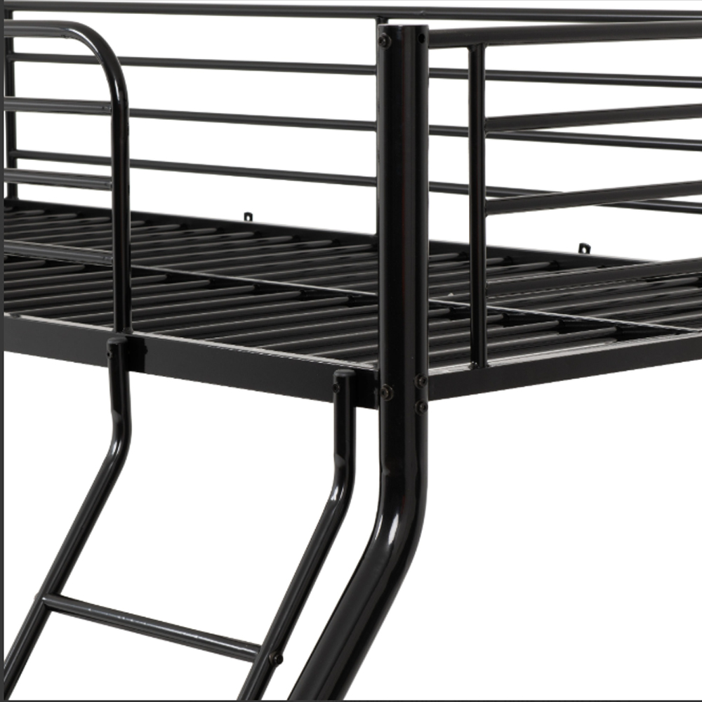 Tendon Metal Triple Sleeper Bunk Bed In Black