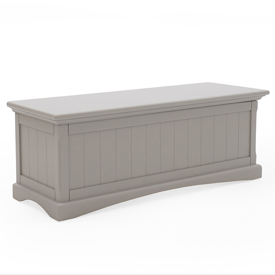 Read more about Ternary wooden blanket box in grey