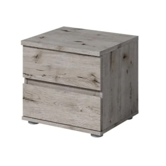 Read more about Terni wooden set of 2 bedside cabinets in wellington oak
