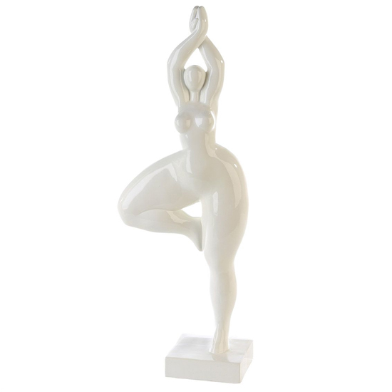 Read more about Terrell polyresin ballerina sculpture in white