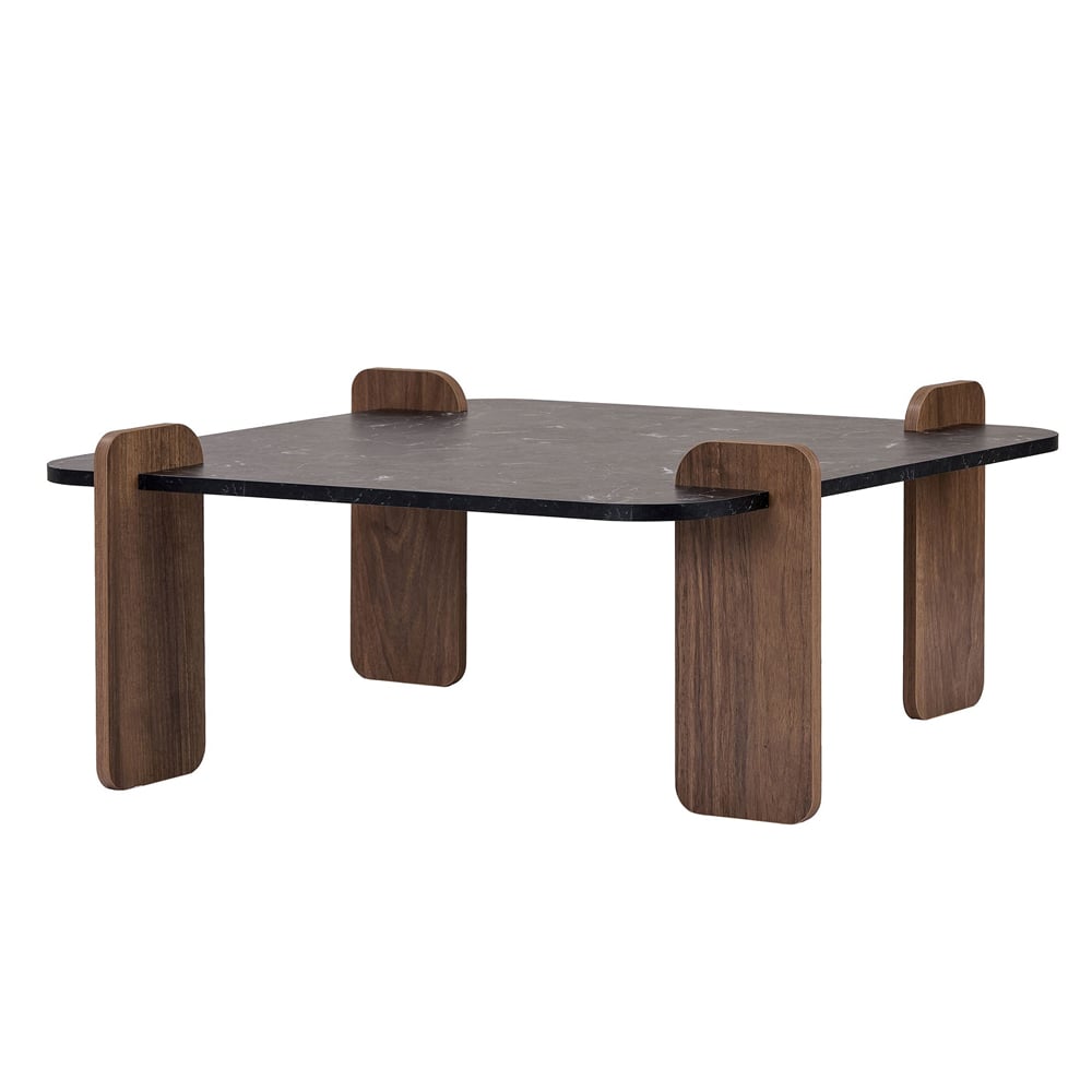 Albury Square Wooden Coffee Table in Lotus and Walnut