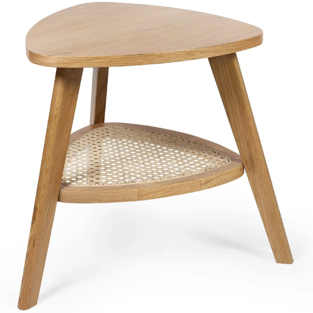 Tetonia Wooden Side Table - Light Brown