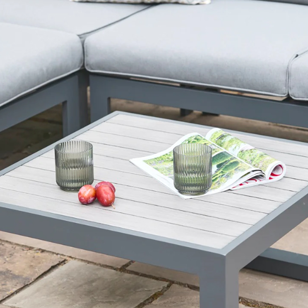 Thirsk Garden Aluminium Top Lounge Set in Graphite Grey