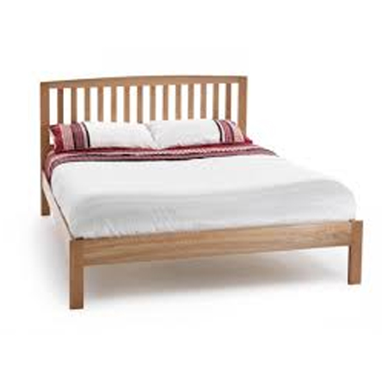 Photo of Thornton wooden double bed in oak