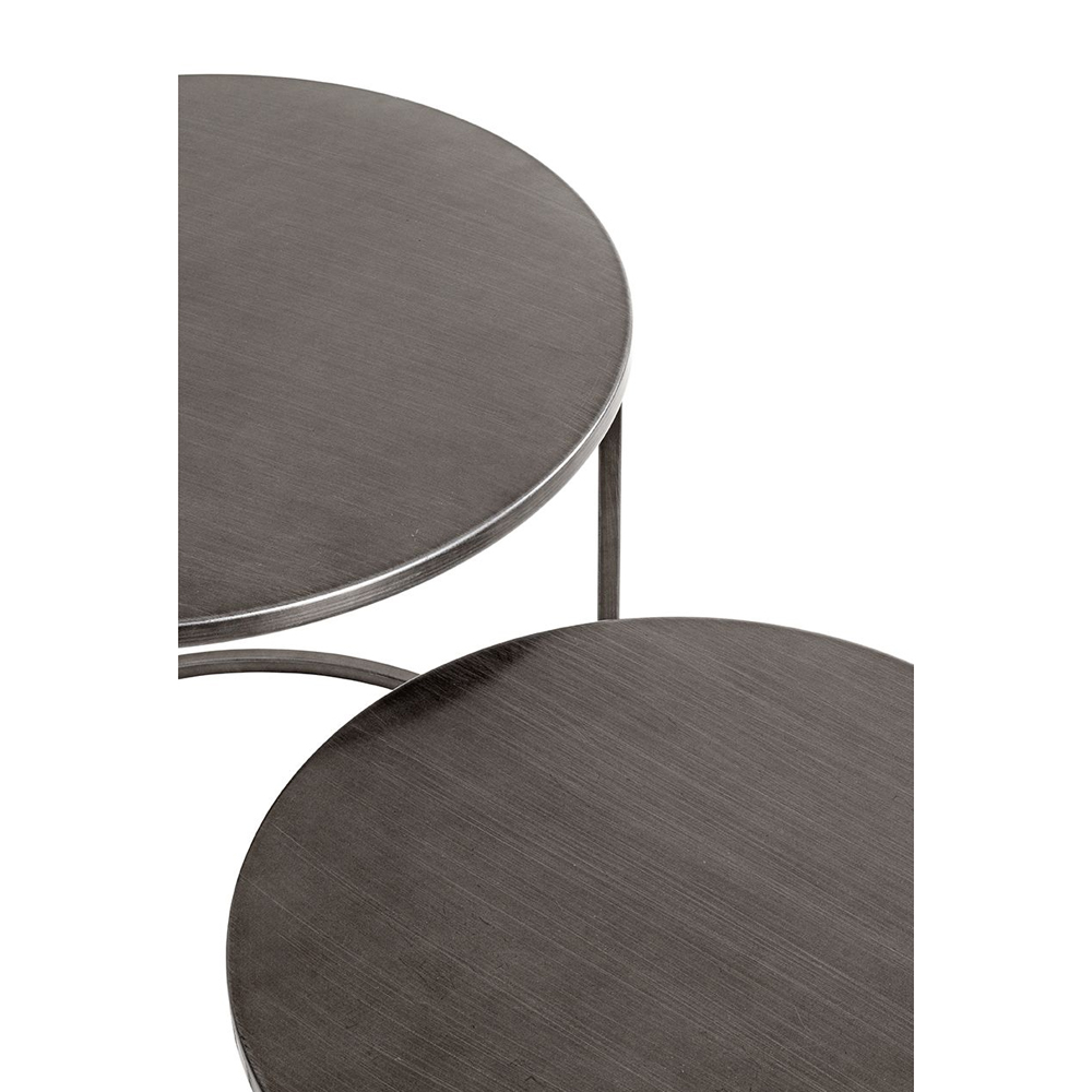 Thornville Metal Nest Of 2 Tables In Anthracite