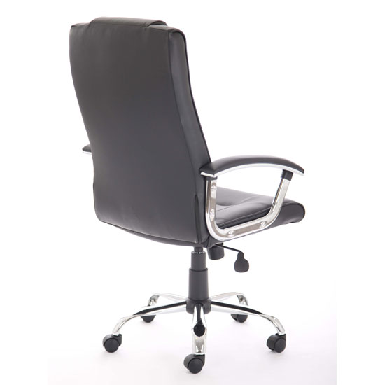 Thrift Leather Executive Office Chair In Black_2