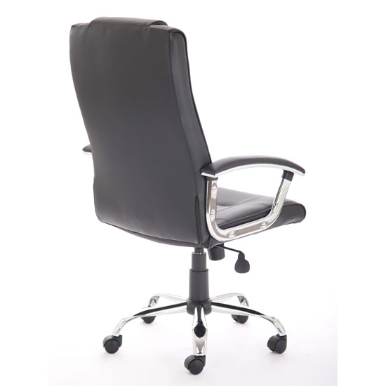 Thrift Leather Executive Office Chair In Black